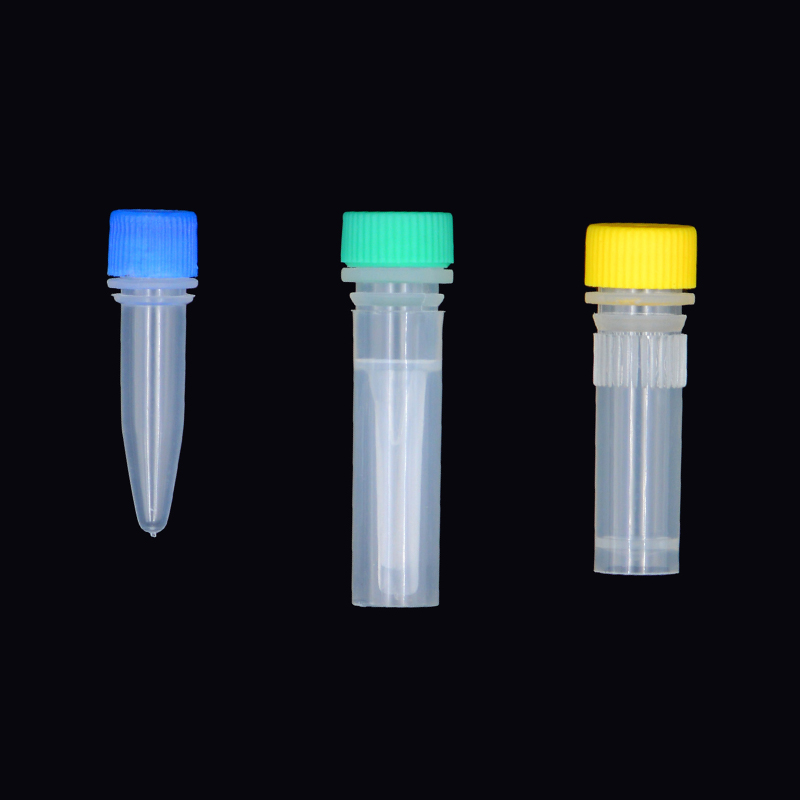 Cryo Tube 0.5ml,with Silicon Ring,Conical Bottom,PP